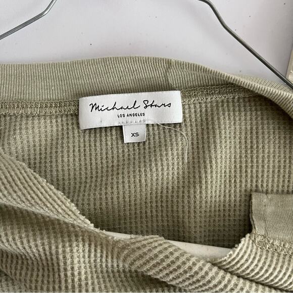 Michael Stars Olive Green Long Sleeve Tee XS EUC - Picture 2 of 6